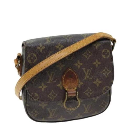 Pre-owned Canvas shoulder-bags Louis Vuitton Vintage , Brown , Dames