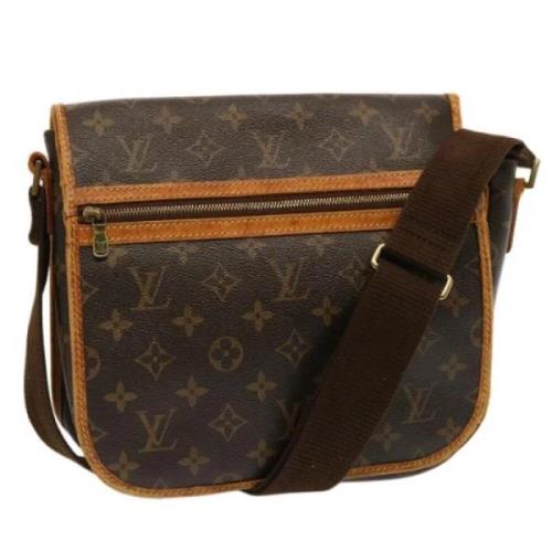 Pre-owned Canvas shoulder-bags Louis Vuitton Vintage , Brown , Dames