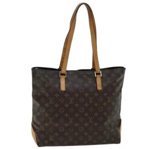 Pre-owned Canvas totes Louis Vuitton Vintage , Brown , Dames