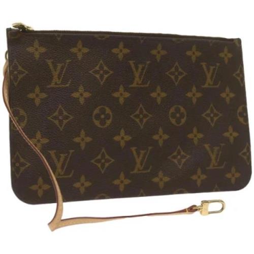 Pre-owned Canvas pouches Louis Vuitton Vintage , Brown , Dames