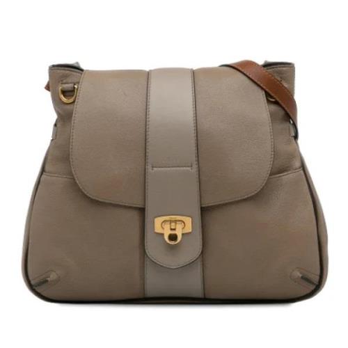 Pre-owned Leather shoulder-bags Chloé Pre-owned , Brown , Dames