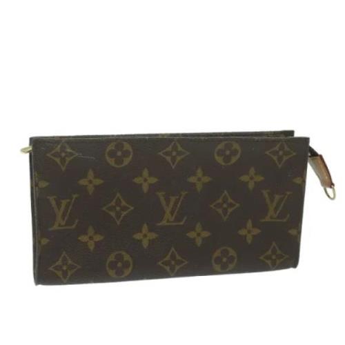 Pre-owned Canvas pouches Louis Vuitton Vintage , Brown , Dames