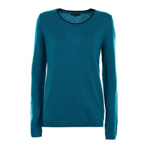 Blauwe Mohair Trui voor Dames Tommy Hilfiger , Blue , Dames