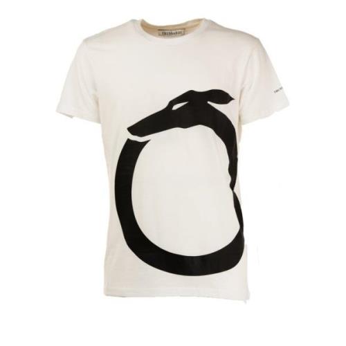 Heren T-shirt Collectie Trussardi , White , Heren