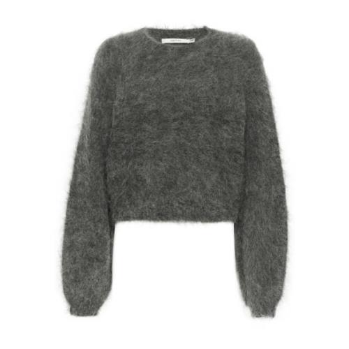 Korte Gestreepte Pullover Trui Gestuz , Gray , Dames