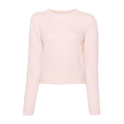 Roze Sweater met Logo Motif Palm Angels , Pink , Dames