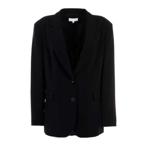 Damesblazer - Elegante en Casual Stijl Patrizia Pepe , Black , Dames