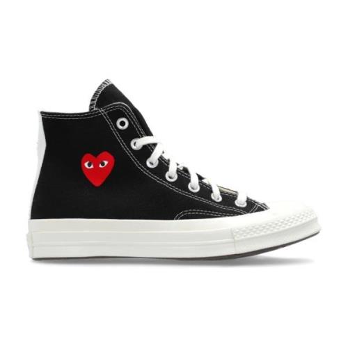 X Converse Comme des Garçons Play , Black , Heren