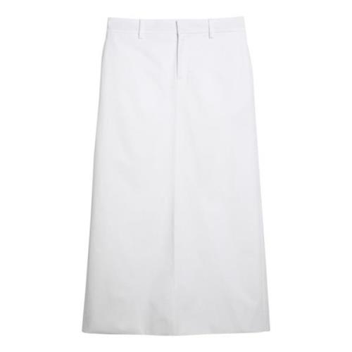 Lange Rok in Trendy Stijl Valentino Garavani , White , Dames