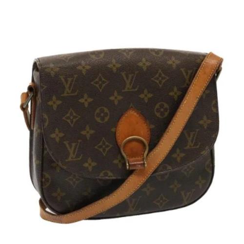 Pre-owned Canvas shoulder-bags Louis Vuitton Vintage , Brown , Dames