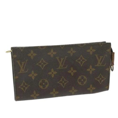 Pre-owned Canvas pouches Louis Vuitton Vintage , Brown , Dames