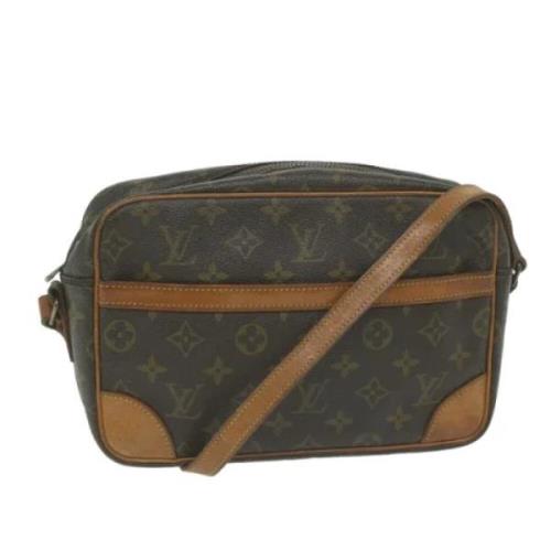 Pre-owned Canvas shoulder-bags Louis Vuitton Vintage , Brown , Dames