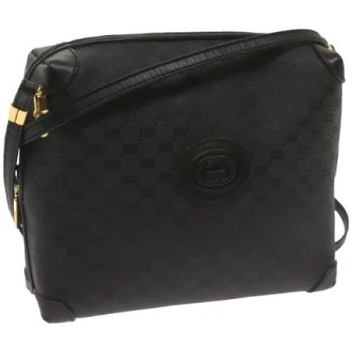 Pre-owned Leather gucci-bags Gucci Vintage , Black , Dames