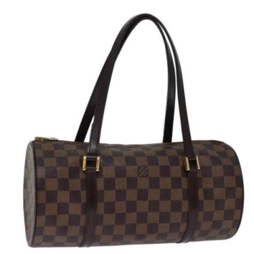 Pre-owned Canvas handbags Louis Vuitton Vintage , Brown , Dames