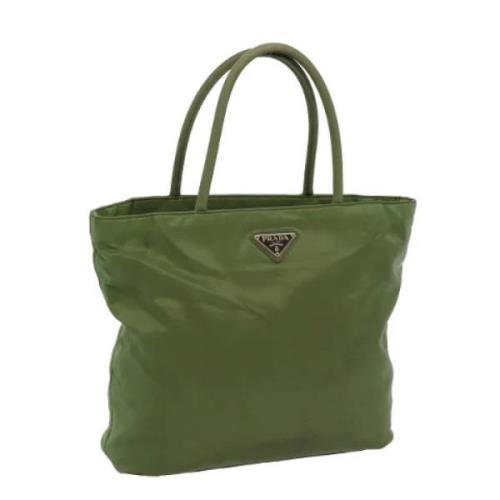 Pre-owned Nylon handbags Prada Vintage , Green , Dames