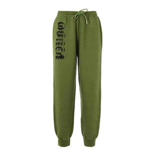 Sportieve Groene Sweatpants voor Vrouwen Pinko , Green , Dames