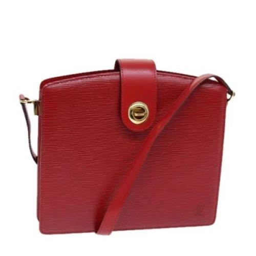 Pre-owned Leather louis-vuitton-bags Louis Vuitton Vintage , Red , Dam...