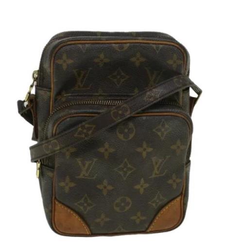 Pre-owned Canvas shoulder-bags Louis Vuitton Vintage , Brown , Dames