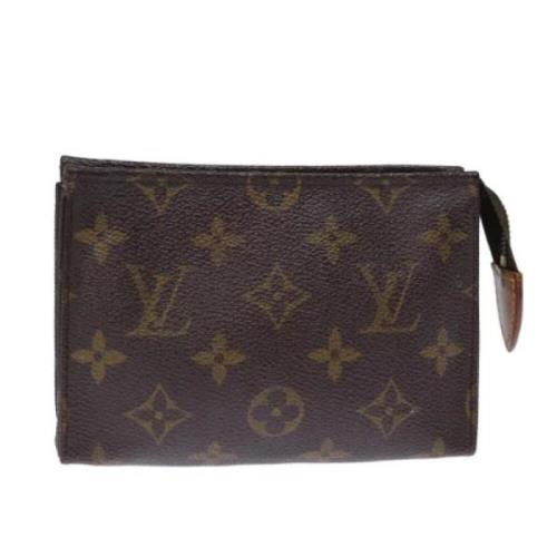 Pre-owned Canvas pouches Louis Vuitton Vintage , Brown , Dames