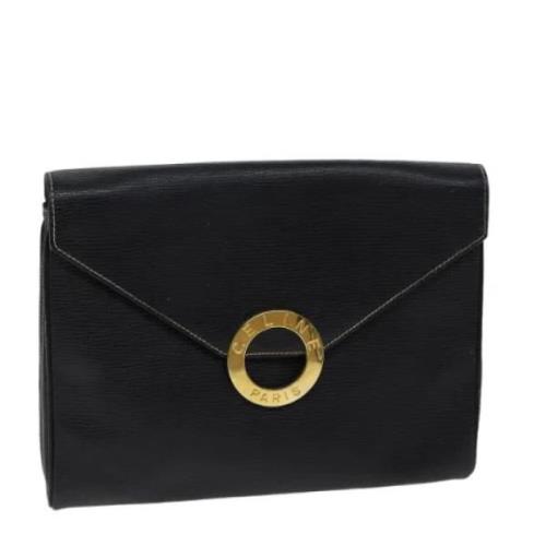 Pre-owned Leather celine-bags Celine Vintage , Black , Dames