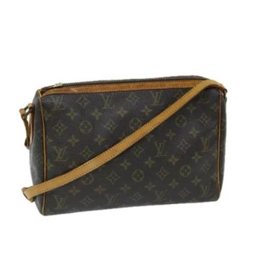 Pre-owned Canvas shoulder-bags Louis Vuitton Vintage , Brown , Dames