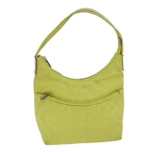 Pre-owned Canvas gucci-bags Gucci Vintage , Yellow , Dames