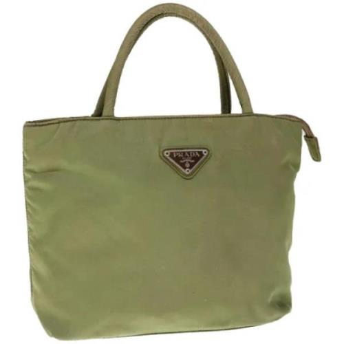 Pre-owned Nylon handbags Prada Vintage , Green , Dames