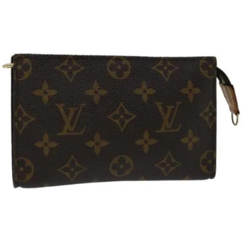 Pre-owned Canvas pouches Louis Vuitton Vintage , Brown , Dames