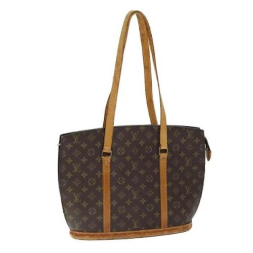 Pre-owned Canvas totes Louis Vuitton Vintage , Brown , Dames