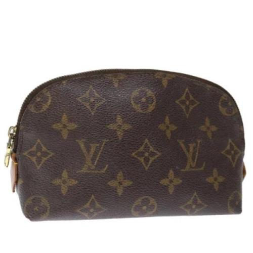 Pre-owned Canvas pouches Louis Vuitton Vintage , Brown , Dames