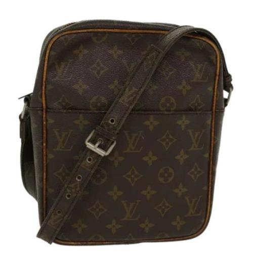 Pre-owned Canvas shoulder-bags Louis Vuitton Vintage , Brown , Dames