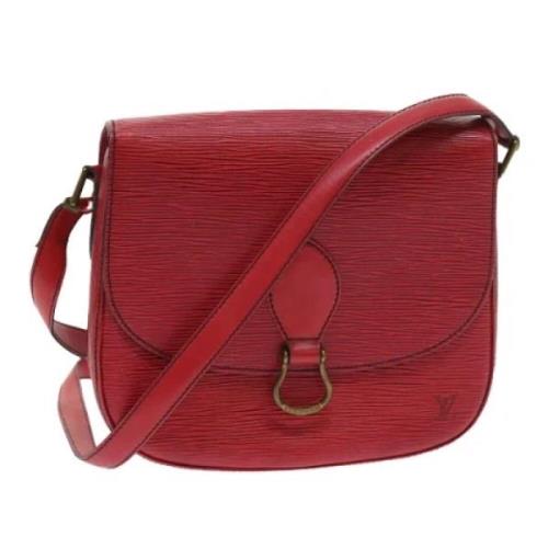 Pre-owned Leather shoulder-bags Louis Vuitton Vintage , Red , Dames