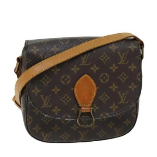 Pre-owned Canvas shoulder-bags Louis Vuitton Vintage , Brown , Dames