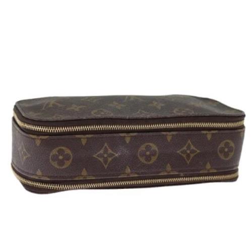 Pre-owned Canvas pouches Louis Vuitton Vintage , Brown , Dames