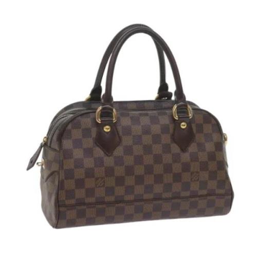 Pre-owned Canvas handbags Louis Vuitton Vintage , Brown , Dames