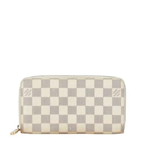 Pre-owned Fabric wallets Louis Vuitton Vintage , Beige , Dames