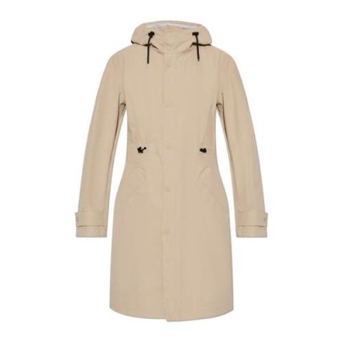 Jas met capuchon Burberry , Beige , Dames