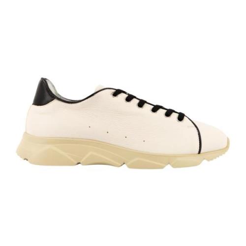 Heren Leren Sneakers Pantofola d'Oro , White , Heren