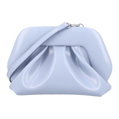 Stijlvolle Dusty Blue Vegan Fabric Clutch THEMOIRè , Blue , Dames