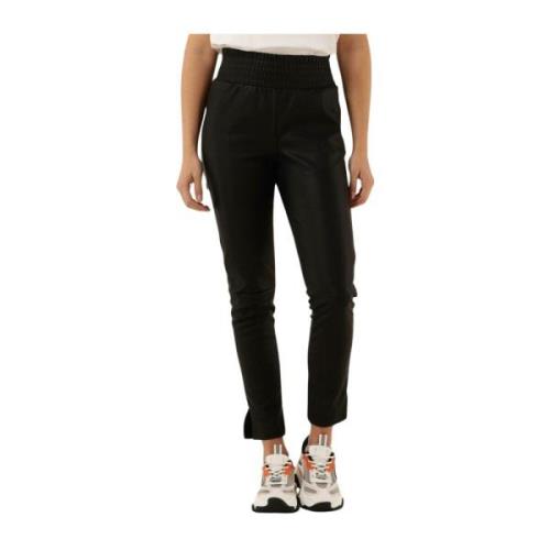 Leren Broek Bobby Notre-v , Black , Dames