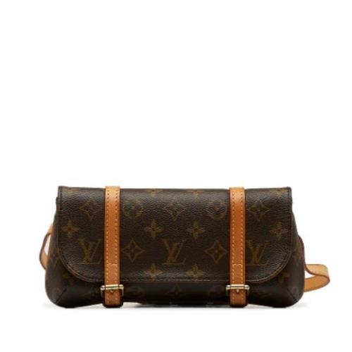 Pre-owned Canvas louis-vuitton-bags Louis Vuitton Vintage , Brown , Da...