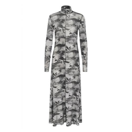 Roselina Print Jurk Karen by Simonsen , Gray , Dames