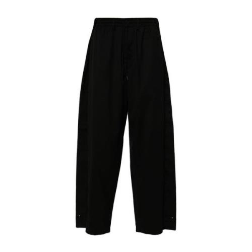 Stretch wol nylon track pant Y-3 , Black , Heren