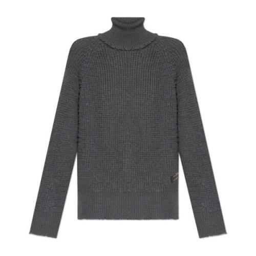 Wollen Turtleneck Dsquared2 , Gray , Dames