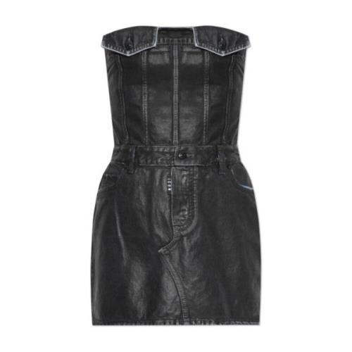 Denim Jurk Dsquared2 , Black , Dames