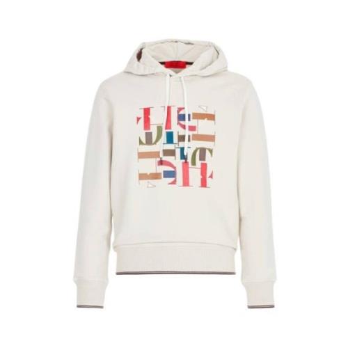 Geborduurde hoodie met gedecoreerde initialen Carolina Herrera , White...