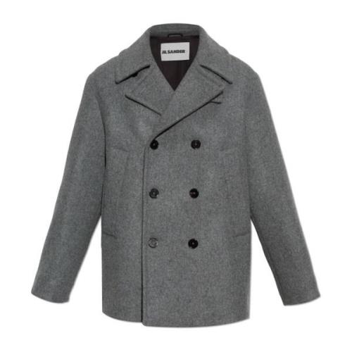 Wollen jas Jil Sander , Gray , Heren