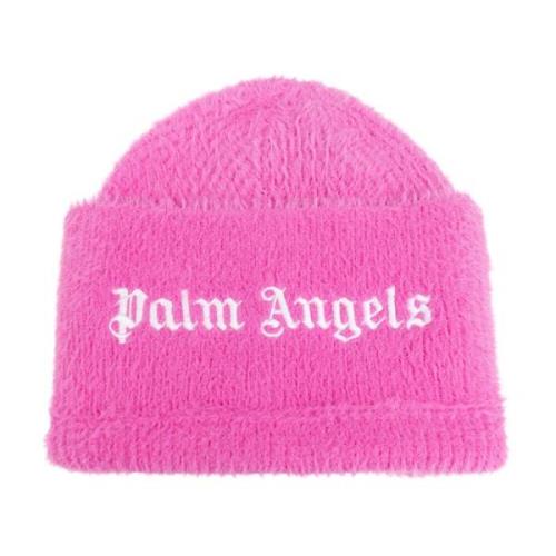 Pet met geborduurd logo Palm Angels , Pink , Dames