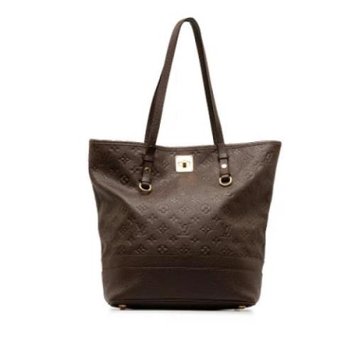 Pre-owned Leather louis-vuitton-bags Louis Vuitton Vintage , Brown , D...