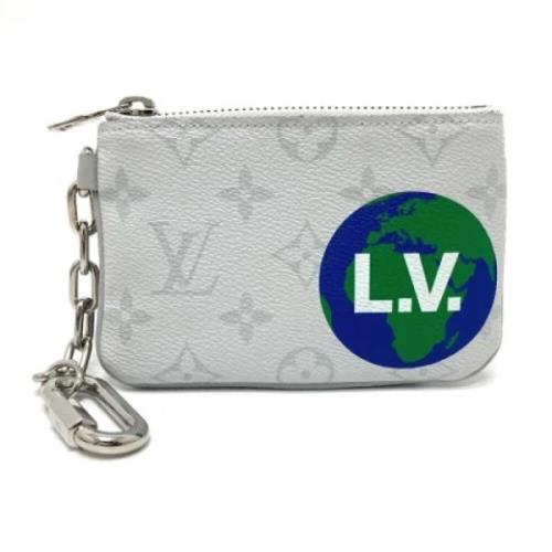 Pre-owned Fabric wallets Louis Vuitton Vintage , White , Dames